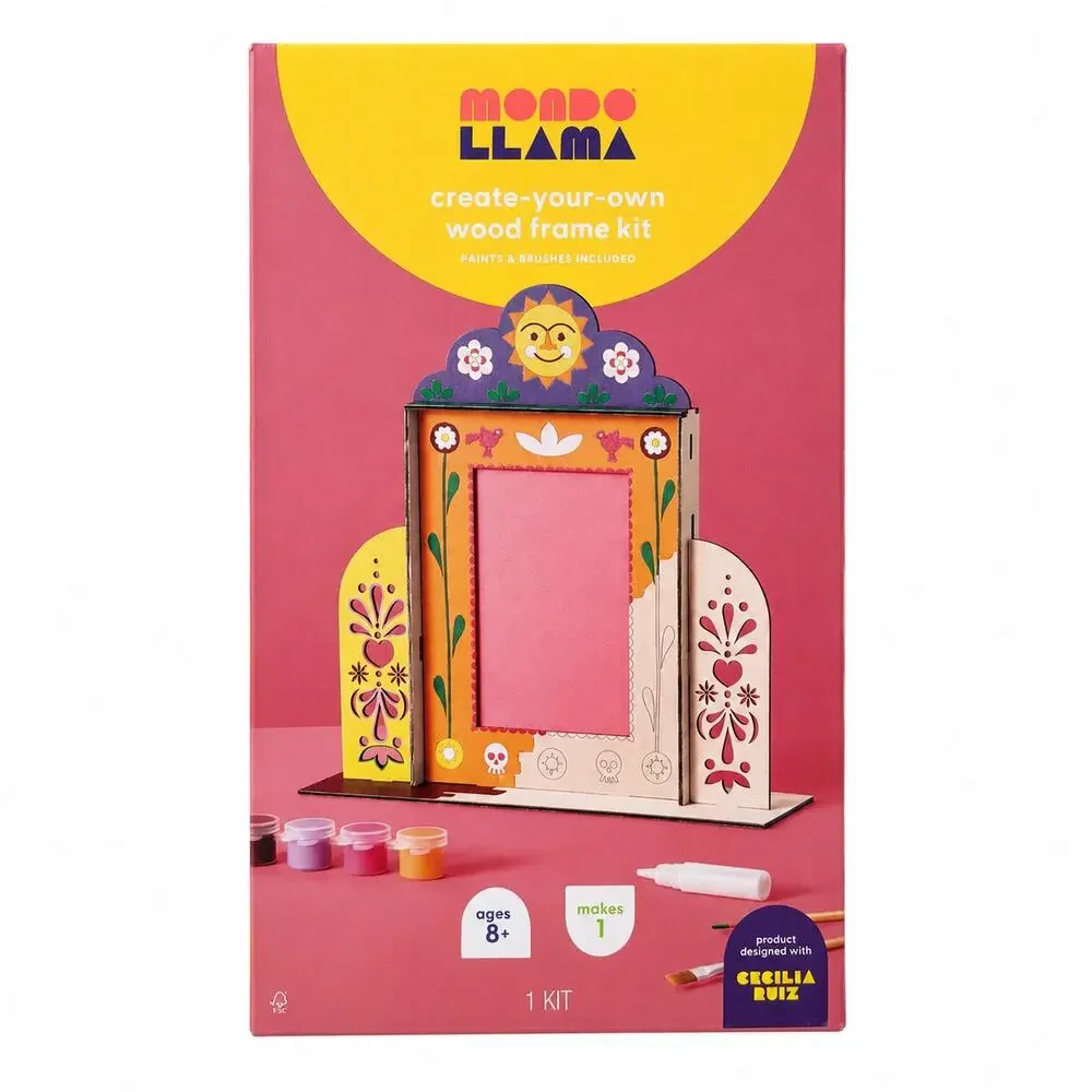 Mondo Llama Create Your Own Wood Frame Kit NEW